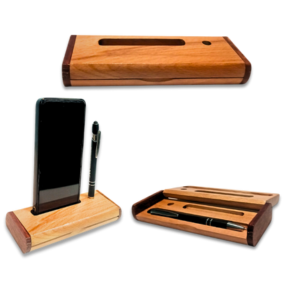 Wooden Mobile and Pen Holder